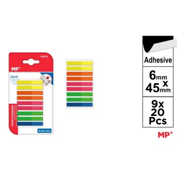 Zakładki indeksujące 6X45MM 7631 A'24