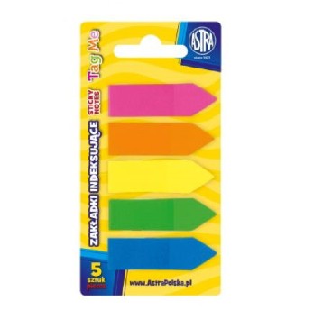 ZAKŁADKI INDEKSUJĄCE ASTRA 5 KOLORÓW A'12 6003