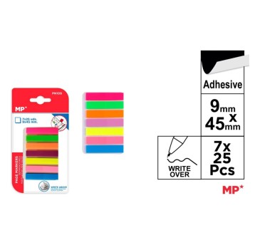 ZAKŁADKI INDEKSUJĄCE FLUORESC 9x45MM 4638 A'24