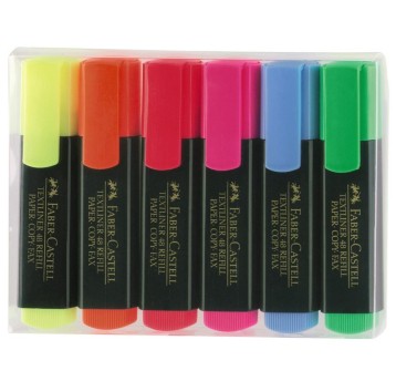 ZAKREŚLACZ 48 6KOL. W ETUI PLAST FABER-CASTEL 8065