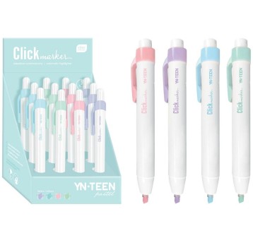 ZAKREŚLACZ AUTOM. CLICK PASTEL A'12 5385