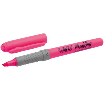 ZAKREŚLACZ BIC HIGHLIGHTER GRIP RÓŻOWY (12) 2548
