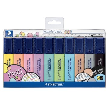 ZAKREŚLACZ CLASSIC COLOURS/VINTAGE 10 KOL 9877