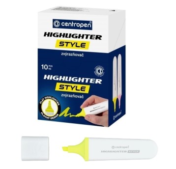 ZAKREŚLACZ HIGHLIGHTER STYLE FLUO ZÓŁTY 7586 A'10