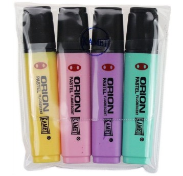 ZAKREŚLACZ ORION 4 KOL. PASTEL A"5