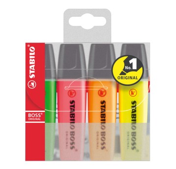 ZAKREŚLACZ STABILO BOSS 4 KOL 70/4 A'5 5695