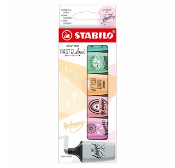 ZAKREŚLACZ STABILO MINI PASTELLOVE 6SZT 7007