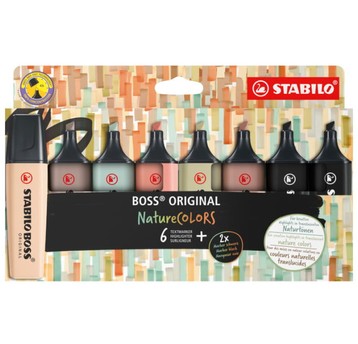 ZAKREŚLACZ STABILO NATURE COLORS 8PCS 3157
