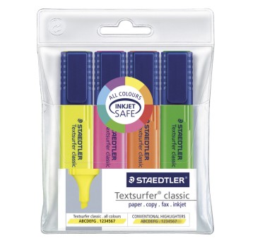 ZAKREŚLACZ TEXTSURFER CLASSIC 3KOL + 1 GRATIS 9535