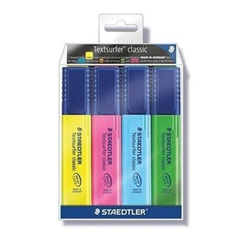 Zakreślacz Textsurfer classic, 4 kol. 3300