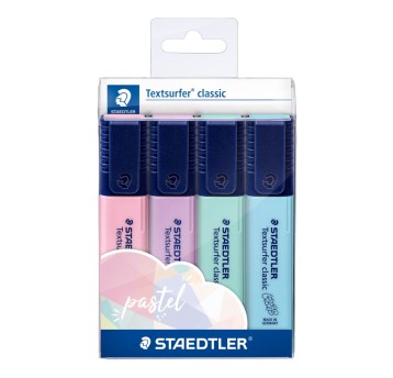 Zakreślacz Textsurfer classic Pastel, 4 kol.3552