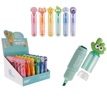 Zakreślacz ze stempel - morskie zwierzęta 138 A'36