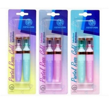 Zakreślacze pastelowe ASTRAPEN ROSE GOLD bliste