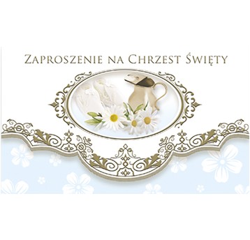 ZAPROSZENIA SKŁAD. CHRZEST 44672 CHŁOP. ZŁOTE A'10