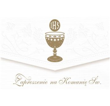 ZAPROSZENIA SKŁADANE EXCL. KOMUNIA 26056