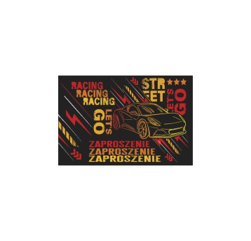 ZAPROSZENIE 160X95 T 62133 DZIECIĘCE CHŁOPIEC A'10