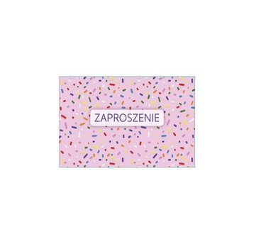 ZAPROSZENIE 160X95 ZEST 62124 DZIECIĘCE