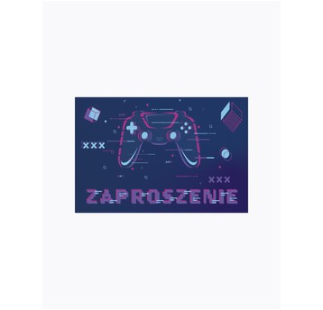 ZAPROSZENIE 160X95 ZESTAW GAMER 64828 A'10