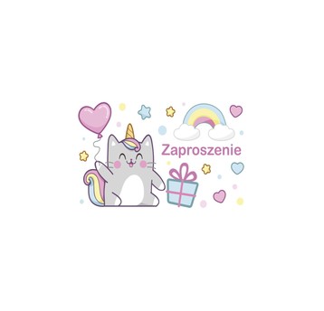 ZAPROSZENIE 62123 DZIECIĘCE DZIEWCZYNKA A'10