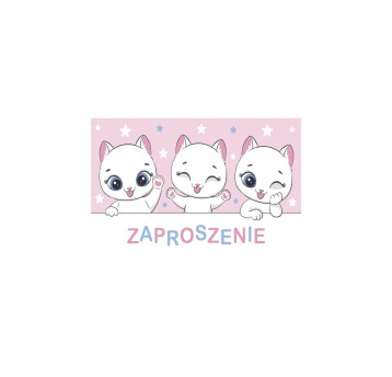 ZAPROSZENIE 62130 DZIECIĘCE DZIEWCZYNKA A'10