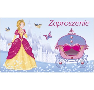 ZAPROSZENIE DZIECIĘCE NR 55628 KSIĘŻNICZKI