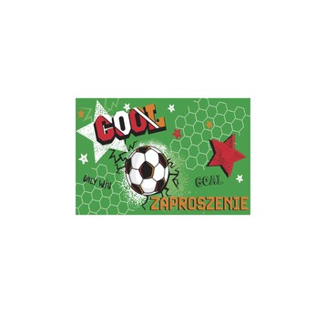 ZAPROSZENIE DZIECIĘCE ZEST GOOL 62136 A'10