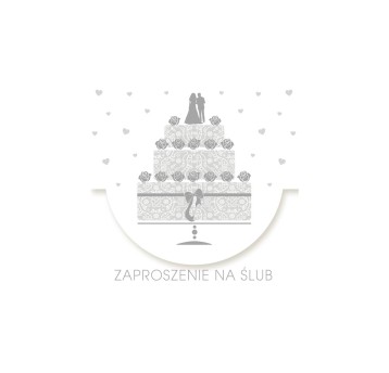 ZAPROSZENIE KWADRAT ŚLUB 40609 A'10