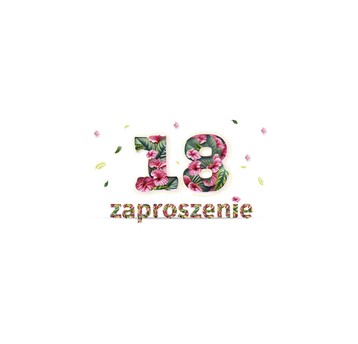 ZAPROSZENIE URODZINY 18-STKA ZEST.61637 A'10