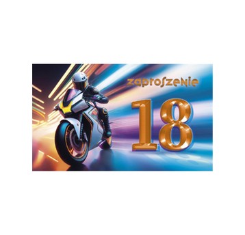 ZAPROSZENIE URODZINY 18-STKA ZEST.61640 A'10