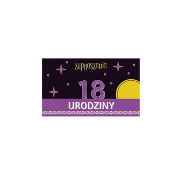 ZAPROSZENIE URODZINY 18-STKA ZEST.61644 A'10