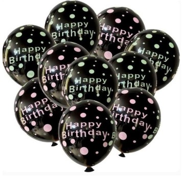 ZESTAW BALONÓW 11EL. HAPPY BIRTHDAY 8308