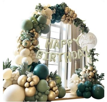 ZESTAW BALONÓW GIRLANDA 134EL. HAPPY BIRTHDAY 8346