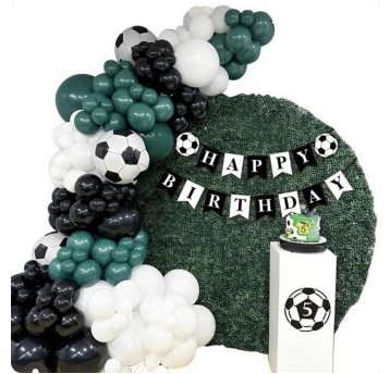 ZESTAW BALONÓW GIRLANDA 78EL. MOTYW PIŁKARSKI 8322