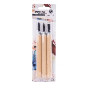 ZESTAW DŁUT DO RZEŹBIENIA W DREWNIE - 3 SZT. 5677