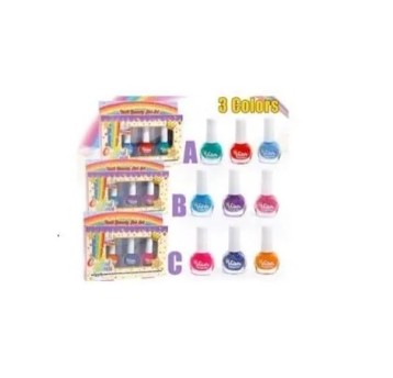 Zestaw do lakierowania paznokci 3 kolory 4499