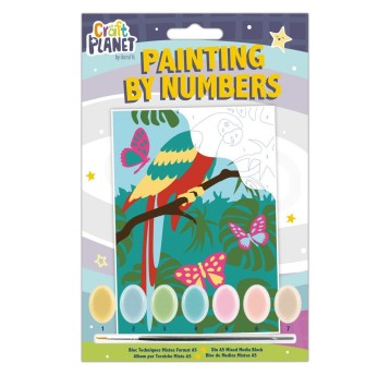 ZESTAW DO MALOWANIA - CRAFT PLANET - PARROT 0679