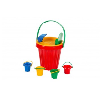ZESTAW DO PIASKU Z WIADERKAMI 0396