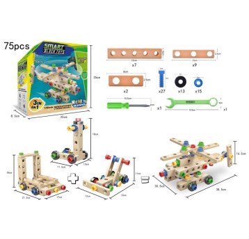 ZESTAW DO SKRĘCANIA+ NARZĘDZIA 75EL 6569