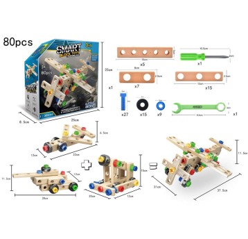 ZESTAW DO SKRĘCANIA+ NARZĘDZIA 80EL 6569