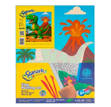 ZESTAW DO TWORZENIA OBRAZU 3D 30X40 DINOZAUR 0948