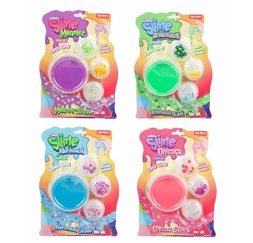 ZESTAW DO ZROBIENIA SLIME Z FIGURKAMI 4 RODZ 9285