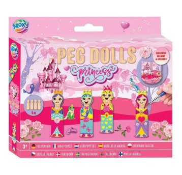 ZESTAW DREWNIANYCH LALECZEK KSIĘŻNICZKI 3554