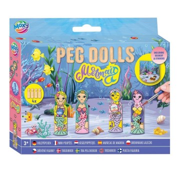 ZESTAW DREWNIANYCH LALECZEK SYRENKA 3547