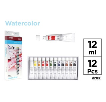 Zestaw farb akwarelowych 12 kol. X 12ml. 4410 A'6