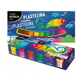 ZESTAW FARBY PLASTELINA KIDEA