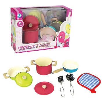 ZESTAW GARNKÓW METALOWYCH 8 ELEM. 8405