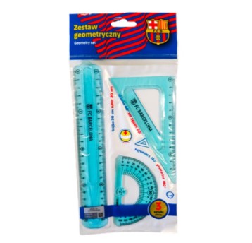 ZESTAW GEOMETRYCZNY 3SZT FC BARCELONA 3480