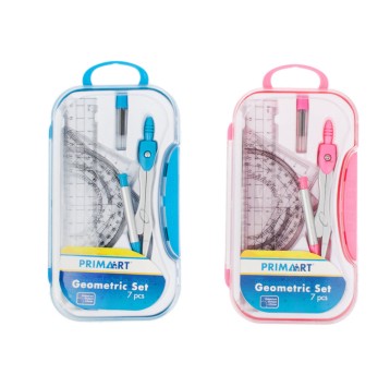 ZESTAW GEOMETRYCZNY PLAST 15 CM 7 EL ETUI 5597