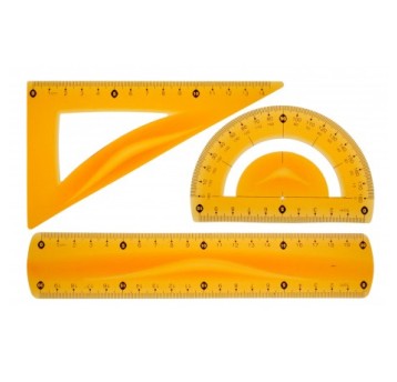 ZESTAW GEOMETRYCZNY POMARAŃCZOWY BL010-PK A'24