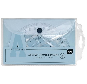 Zestaw geometryczny w etui 4el ACADEMY 0169